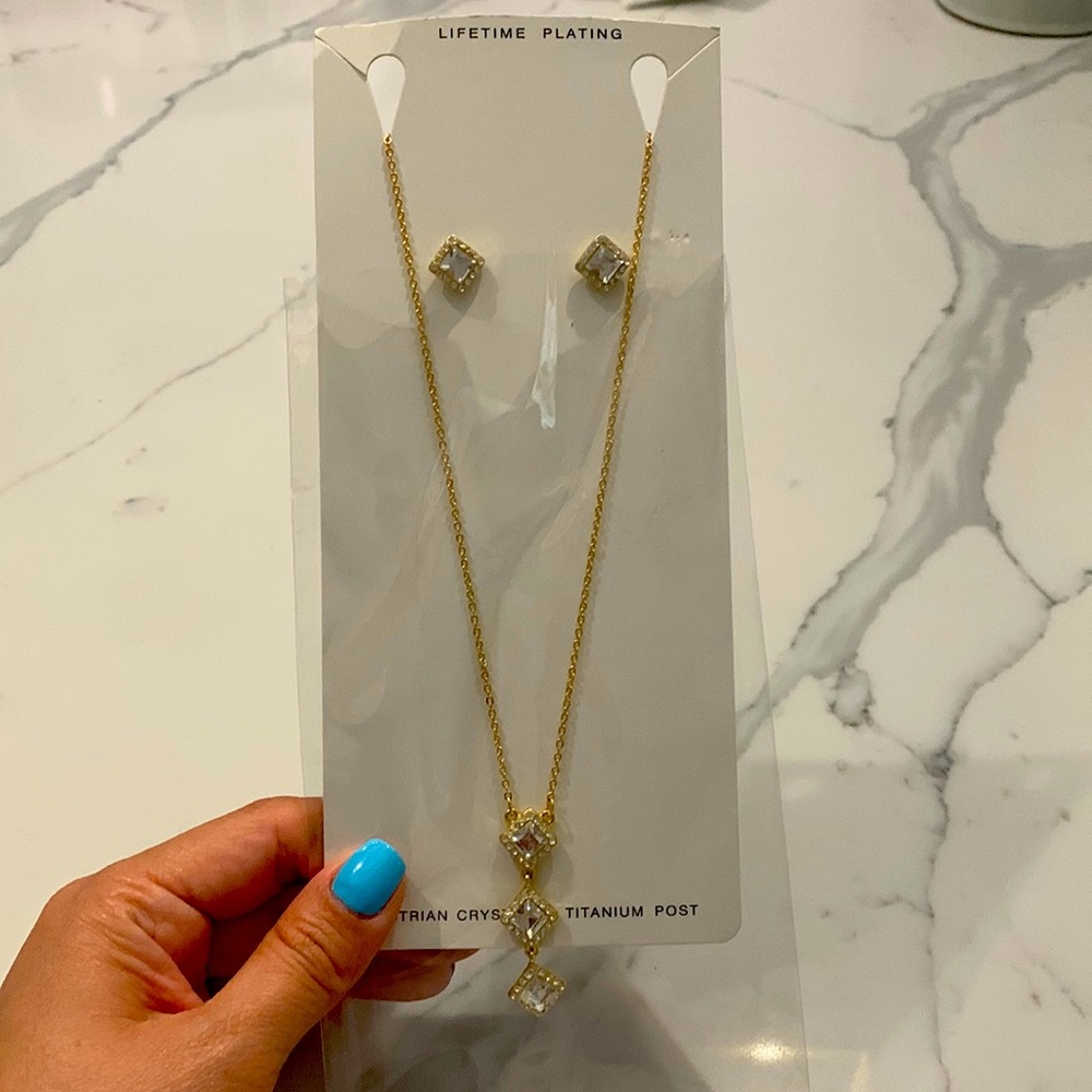 Austrian Crystal Necklace Set